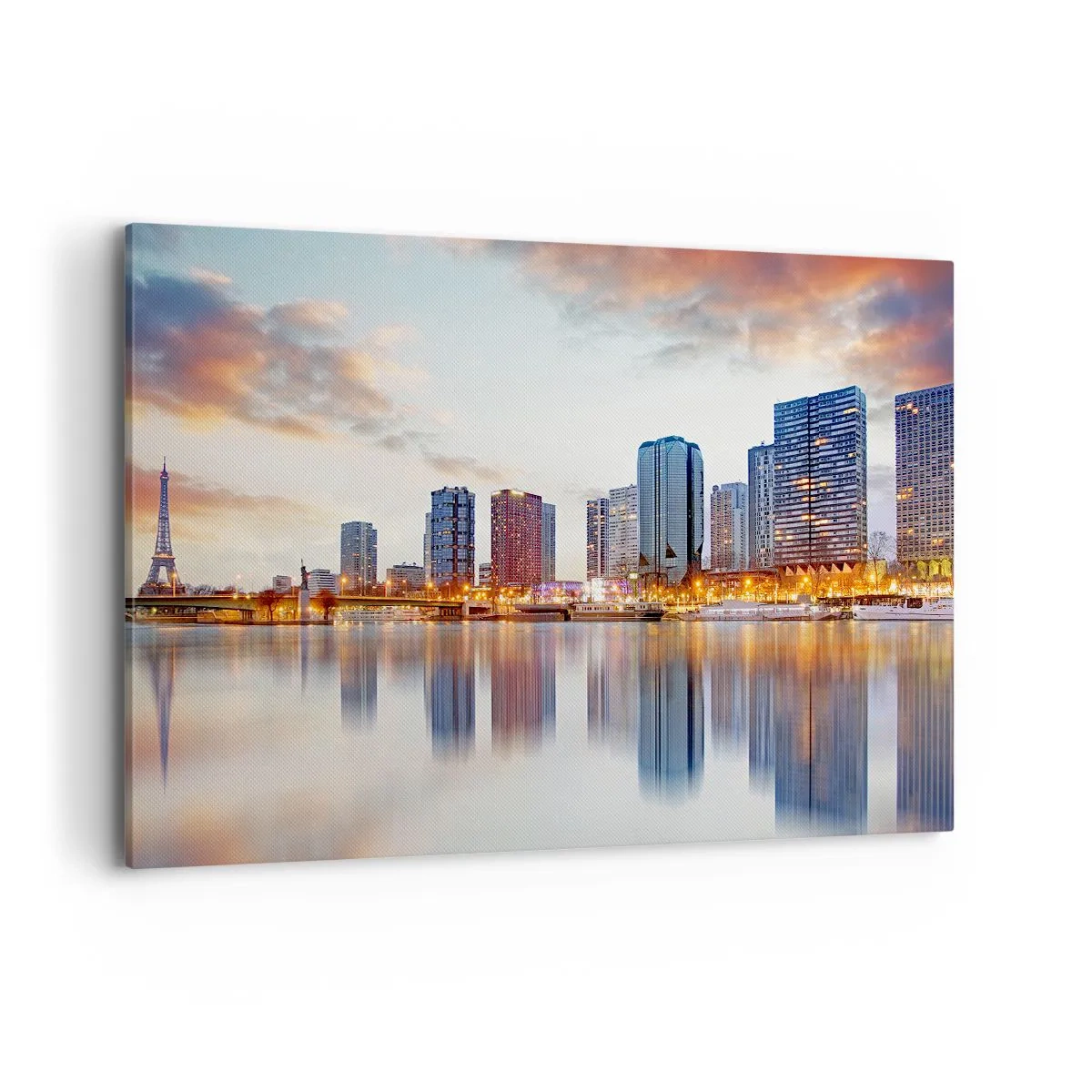 Quadro em tela - A tranquilidade monumental de Paris - 100x70 cm