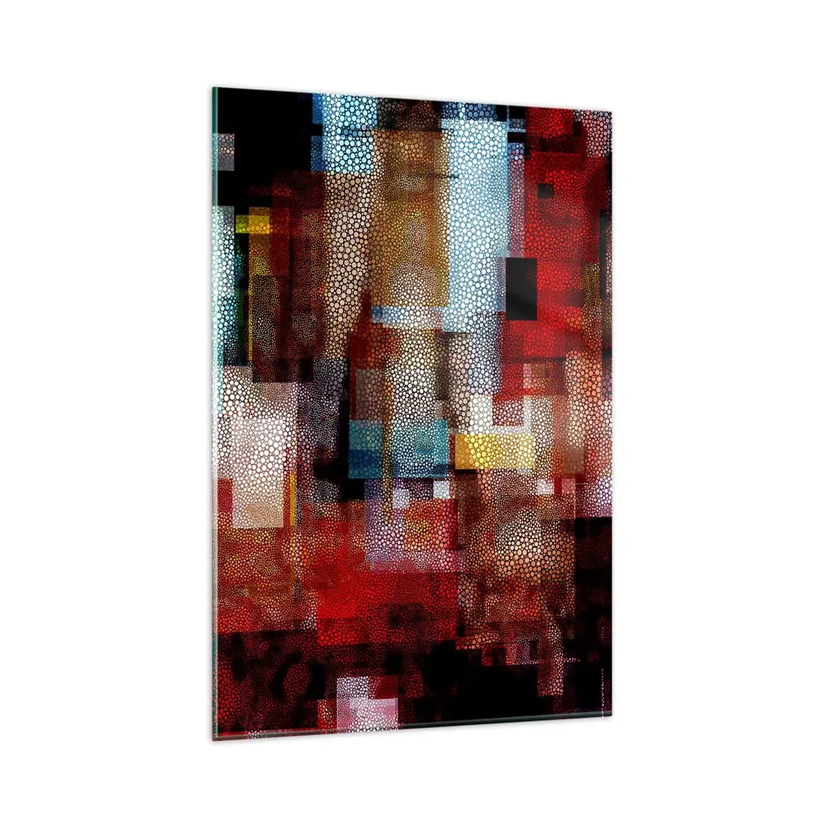 Quadro em vidro - Uma grande confusão - 80x120 cm