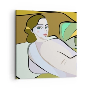 Quadro em tela - Retrato íntimo - 60x60 cm