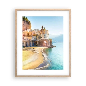 Pôster com moldura de carvalho claro - Uma cidade inacreditável - 40x50 cm