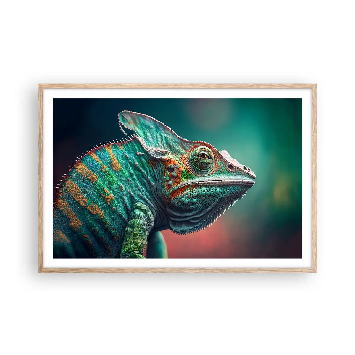 Pôster com moldura de carvalho claro - Estás a ver-me? Isso não é bom… - 91x61 cm