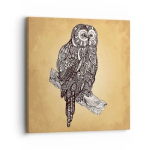 Quadro em tela - Ornamentos intrincados de sabedoria - 30x30 cm