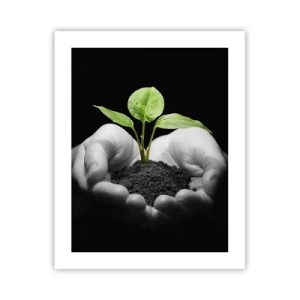 Pôster - Eu amo a natureza, eu a protejo - 40x50 cm