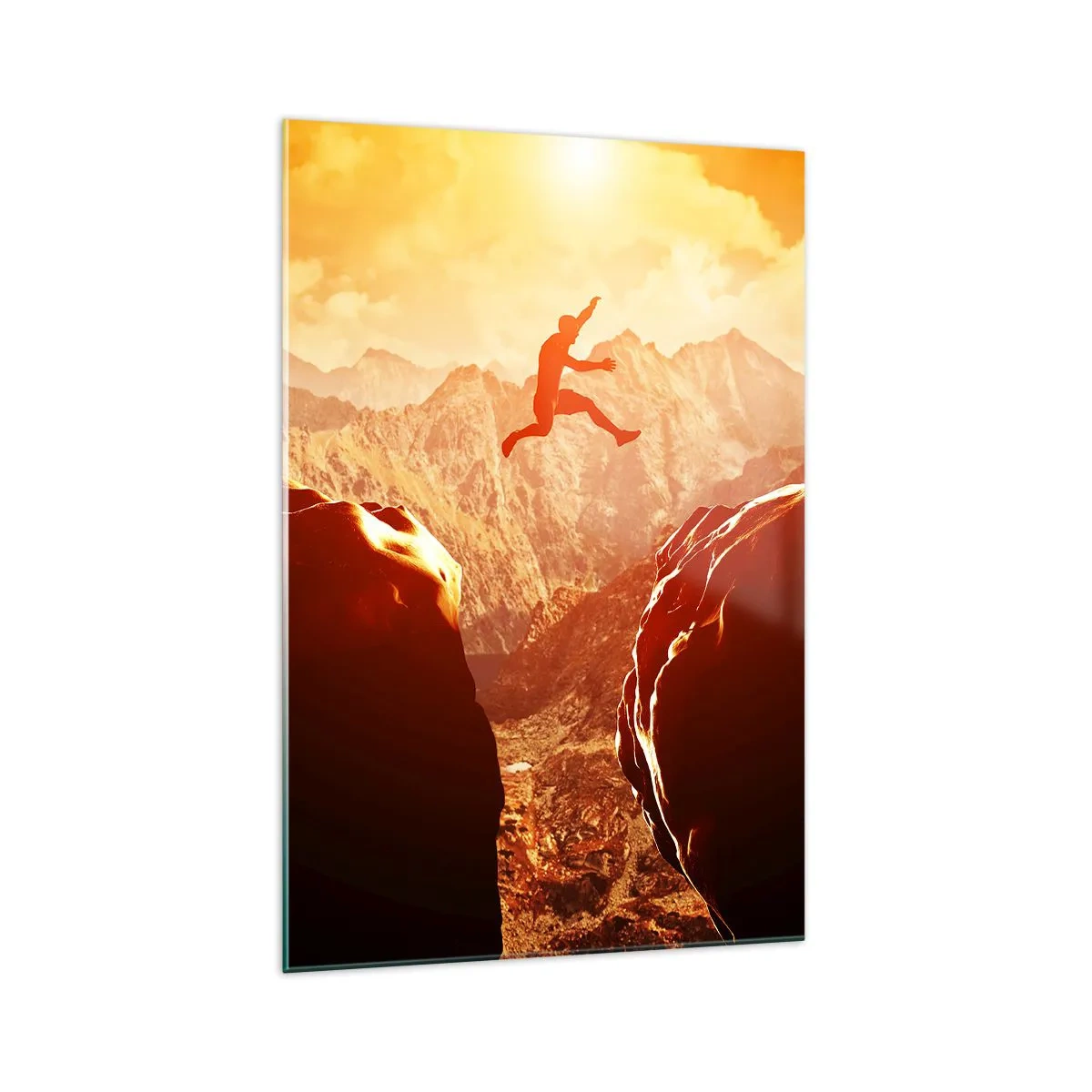 Quadro em vidro - Superando os limites - 70x100 cm