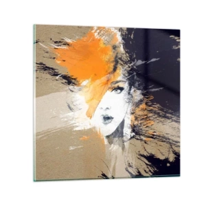 Quadro em vidro - E fez-se a luz - 30x30 cm