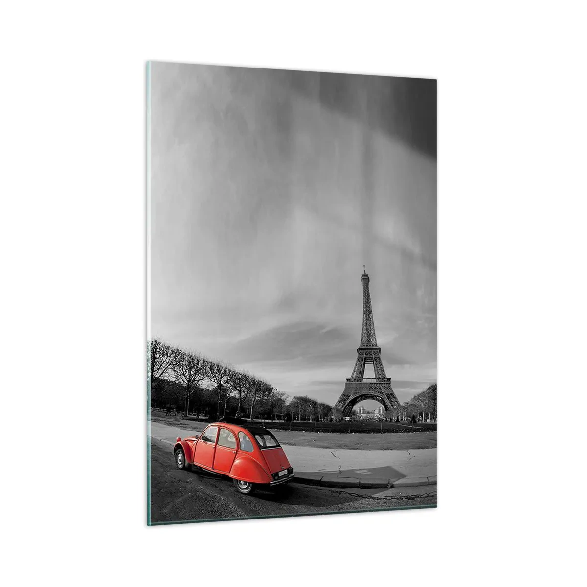 Quadro em vidro - Mais parisiense do que Paris - 50x70 cm