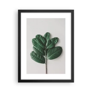 Pôster com moldura preta - Desenho da própria natureza - 30x40 cm