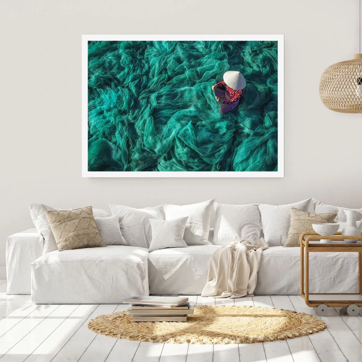 Pôster - Num mar de redes - 40x30 cm