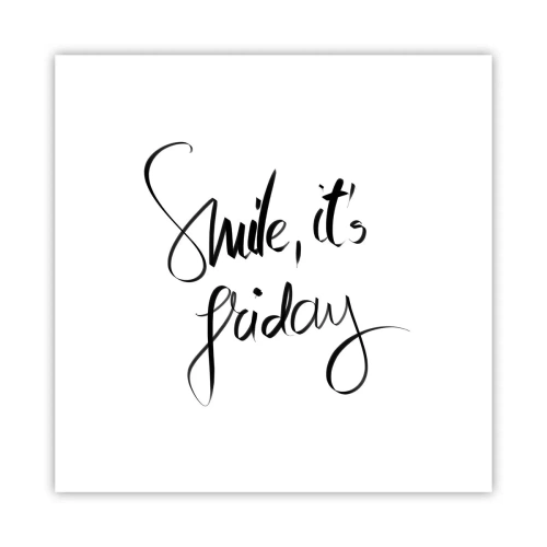 Pôster - Verdadeira alegria - 40x40 cm