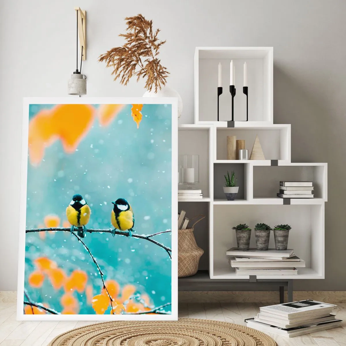 Pôster - Fofoca de pássaros - 30x40 cm