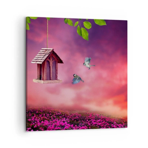 Quadro em tela - Convite para jantar - 50x50 cm