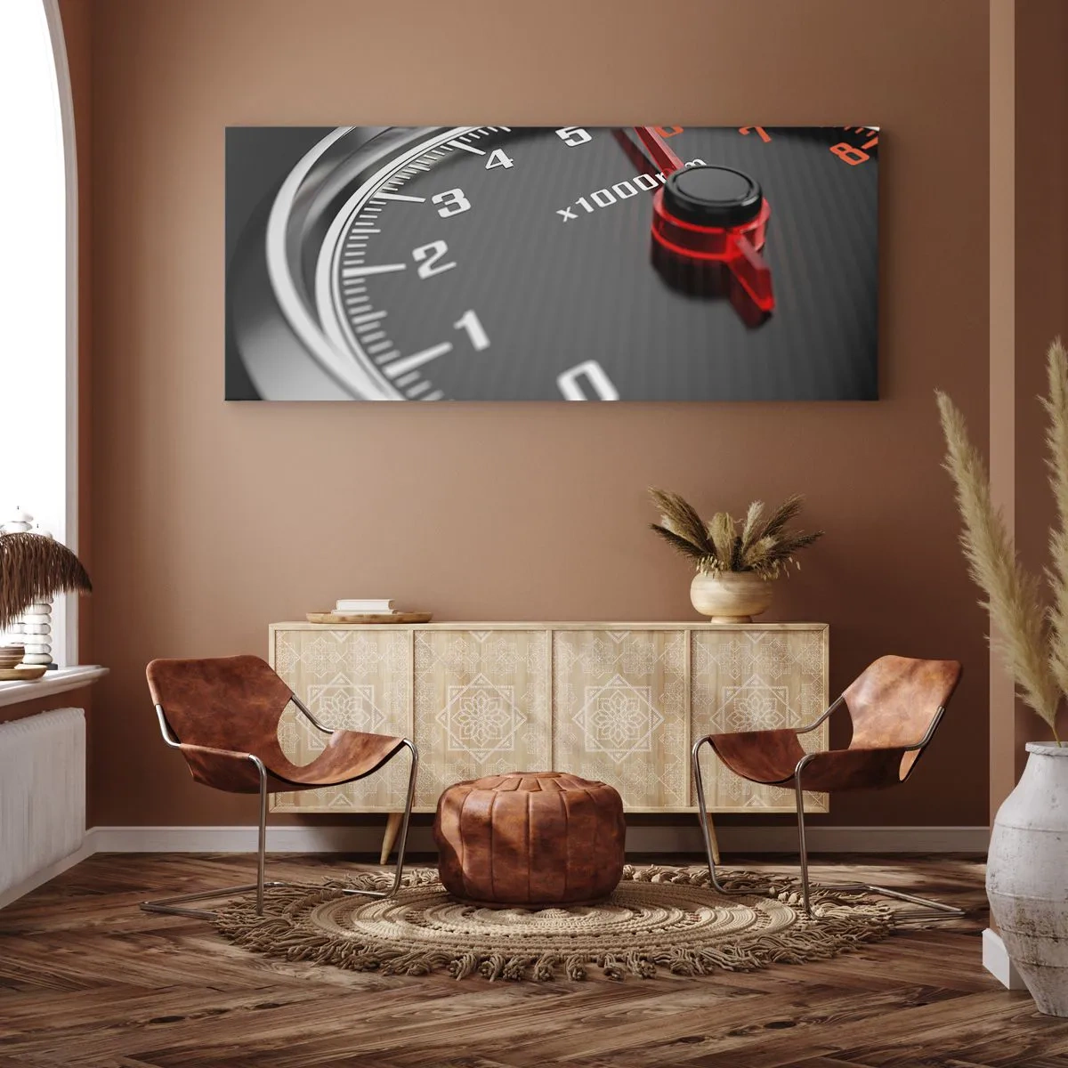 Quadro em tela - Aceleração máxima - 160x50 cm