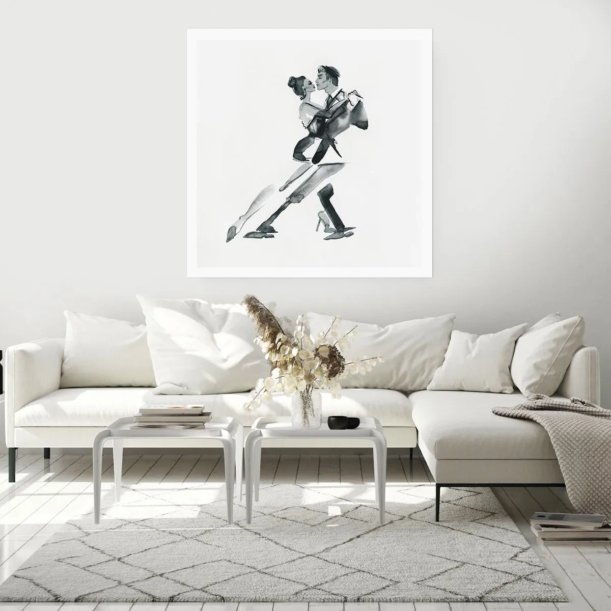 Pôster - Num só ritmo - 50x50 cm