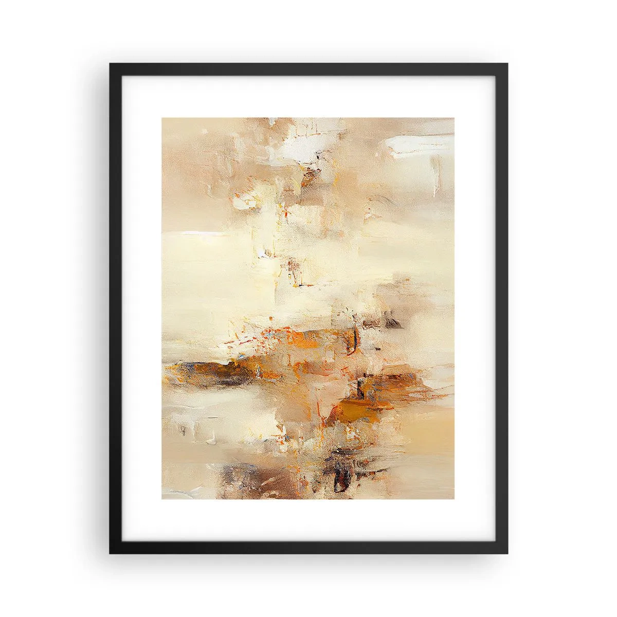 Pôster com moldura preta - Alma de âmbar - 40x50 cm