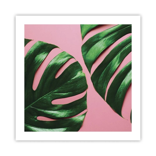 Pôster - Encontro verde - 50x50 cm