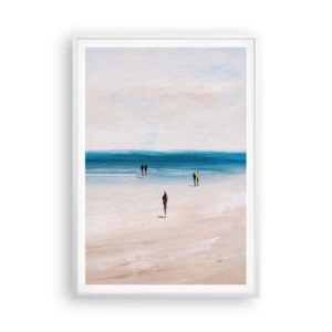 Pôster em moldura branca - Uma necessidade natural - 70x100 cm