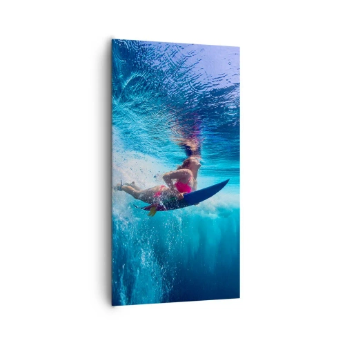 Quadro em tela - Profundidade da alegria - 65x120 cm