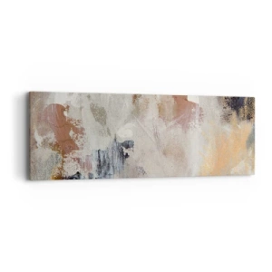 Quadro em tela - Abstração enevoada - 90x30 cm
