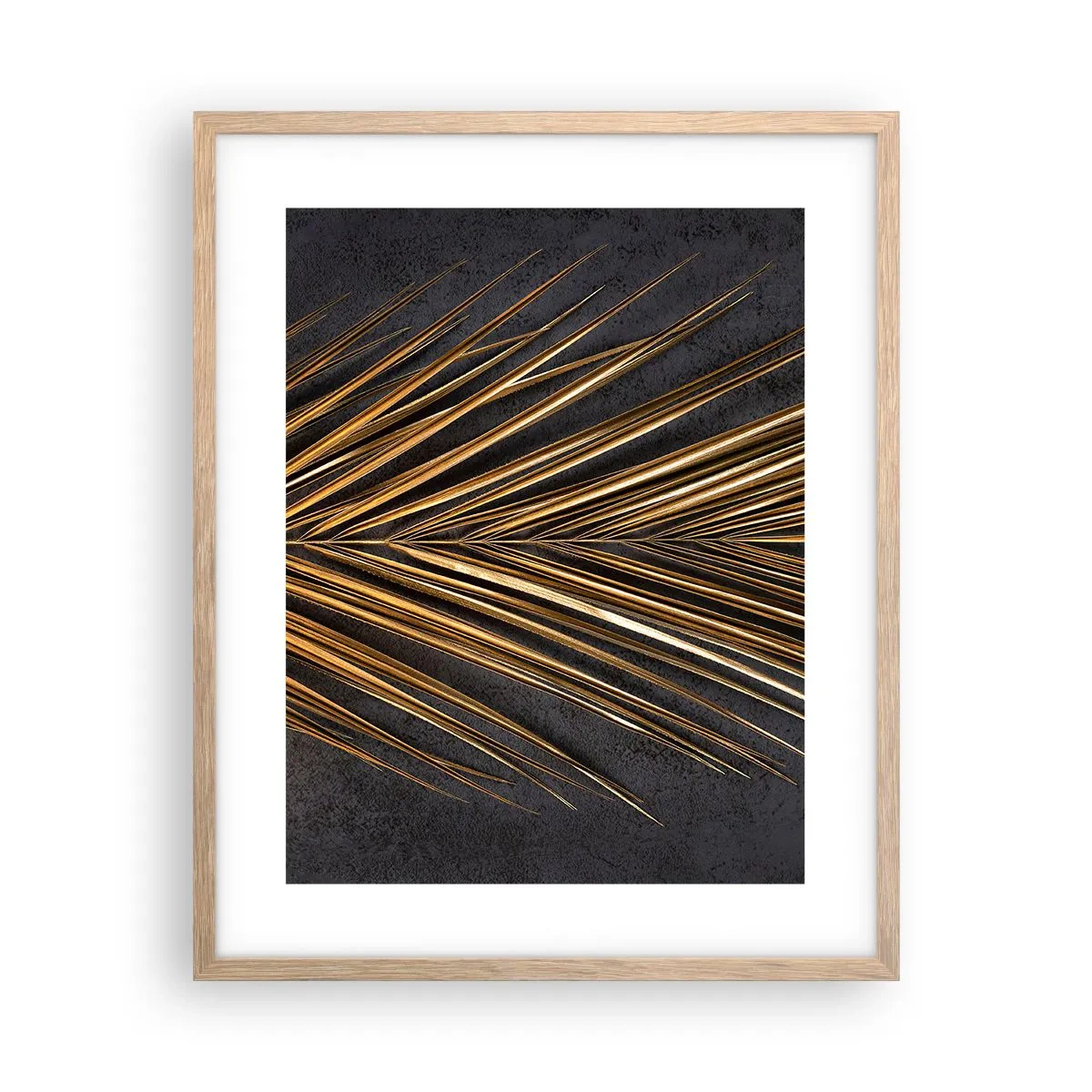 Pôster com moldura de carvalho claro - Ouro dos trópicos - 40x50 cm