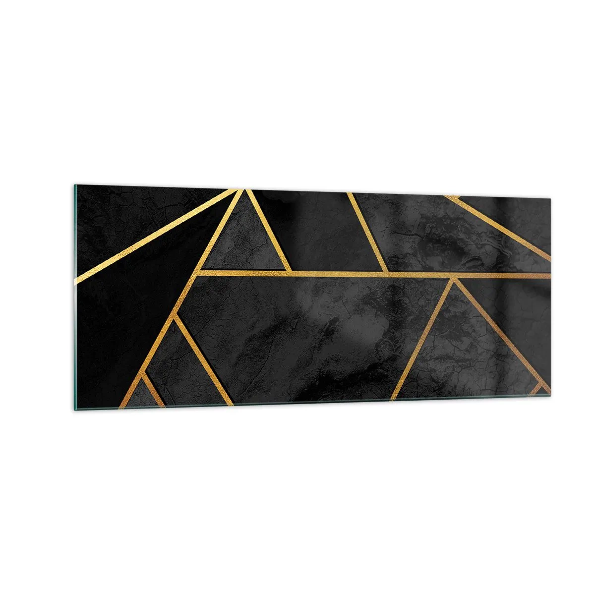 Quadro em vidro - Escuridão e esplendor - 100x40 cm