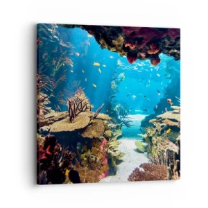 Quadro em tela - Mais belo que um sonho - 30x30 cm