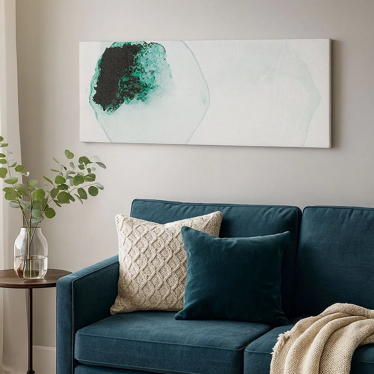 Quadro em tela - Numa gota d'água - 100x40 cm