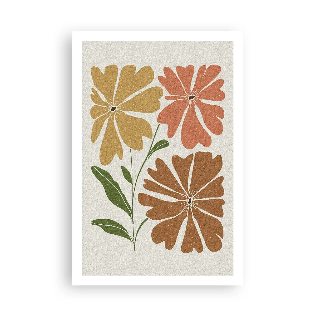 Pôster - Natureza e geometria - 61x91 cm