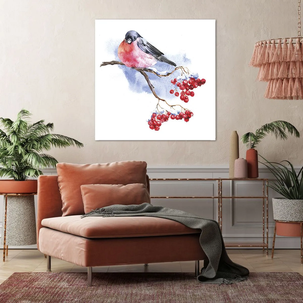 Quadro em tela - Inverno a cores - 60x60 cm