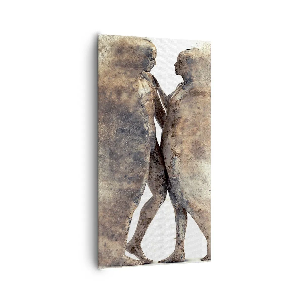 Quadro em tela - Do pó vieram para amar - 65x120 cm