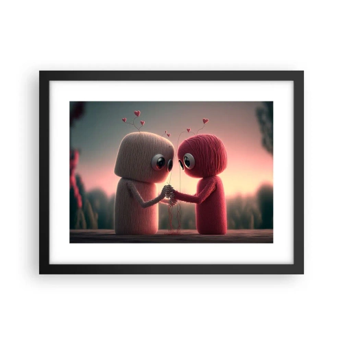 Pôster com moldura preta - Todos podem amar - 40x30 cm