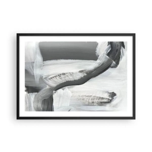 Pôster com moldura preta - Um movimento decisivo - 70x50 cm