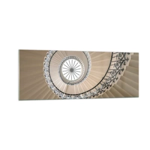 Quadro em vidro - Dentro da casca - 140x50 cm