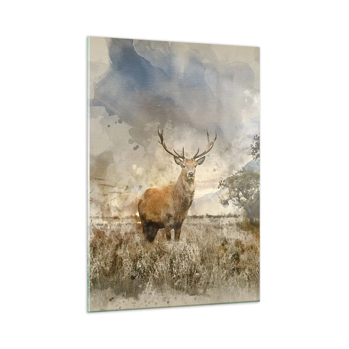 Quadro em vidro - Dignidade - força - dignidade - 50x70 cm