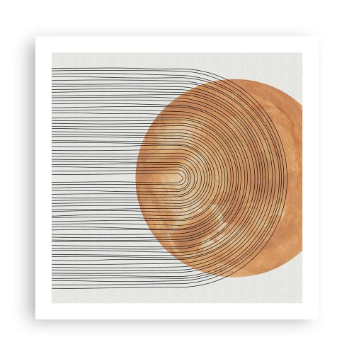 Pôster - Composição solar - 60x60 cm