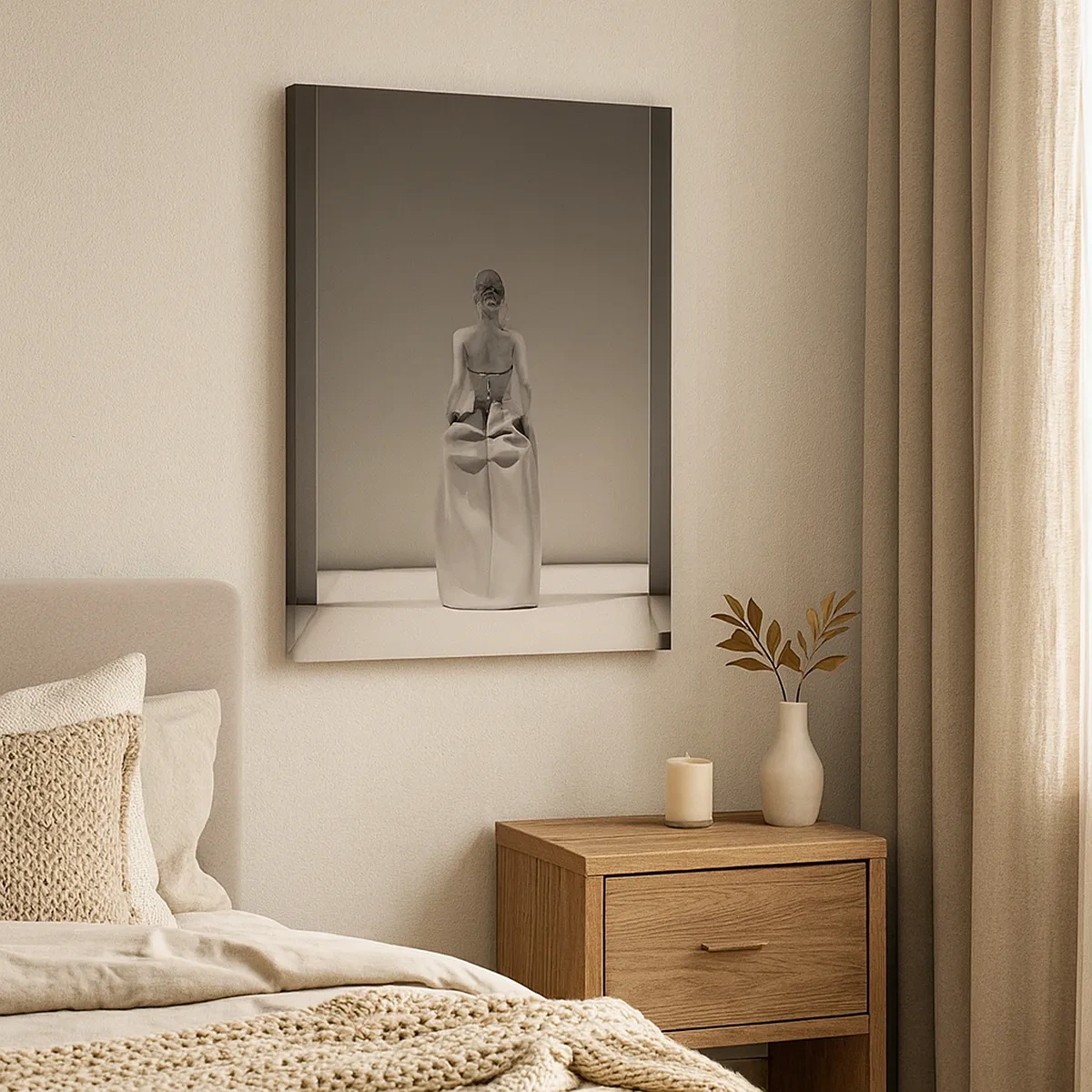 Quadro em tela - Simplicidade refinada - 50x70 cm