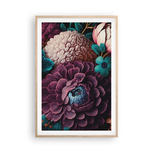 Pôster com moldura de carvalho claro - Natureza em abundância - 61x91 cm