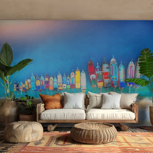 Papel de parede personalizado Premium Sand - Vista panorâmica - Paisagem, Praia, Mar