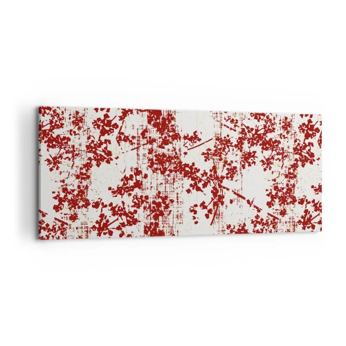 Quadro em tela - Como chita antiga - 100x40 cm