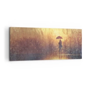Quadro em tela - Sinto alguém a olhar para mim - 100x40 cm
