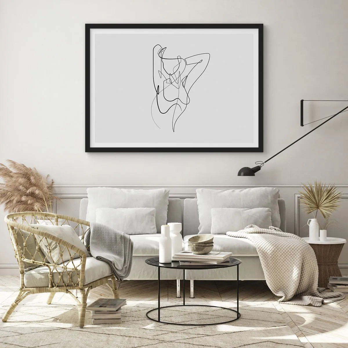 Pôster com moldura preta - Que tipo de pessoa é realmente... - 70x50 cm