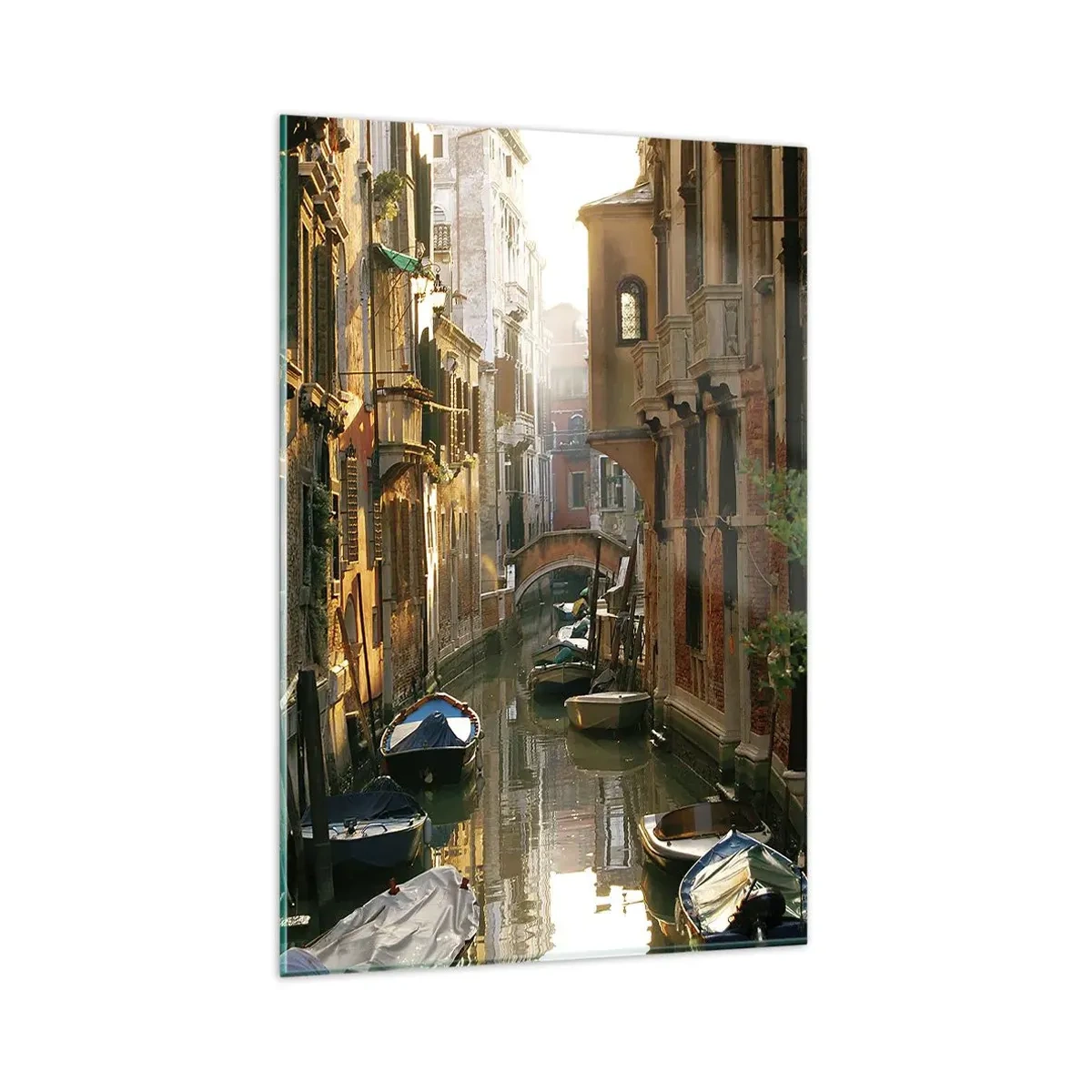 Quadro em vidro - Em um beco veneziano - 80x120 cm