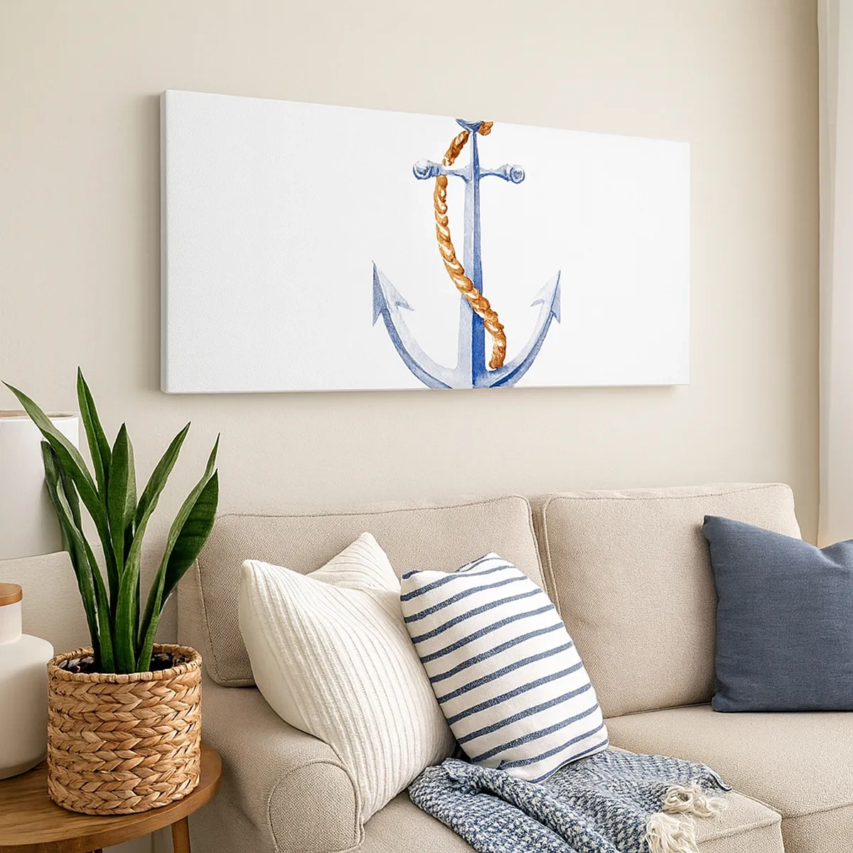 Quadro em tela - Ahoy aventura! - 30x30 cm