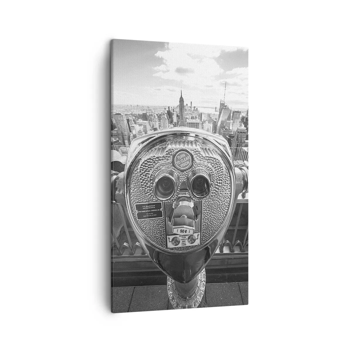 Quadro em tela - A cidade das cidades - 45x80 cm