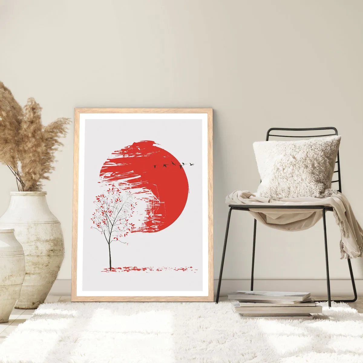 Pôster com moldura de carvalho claro - Conhece este país? - 50x70 cm