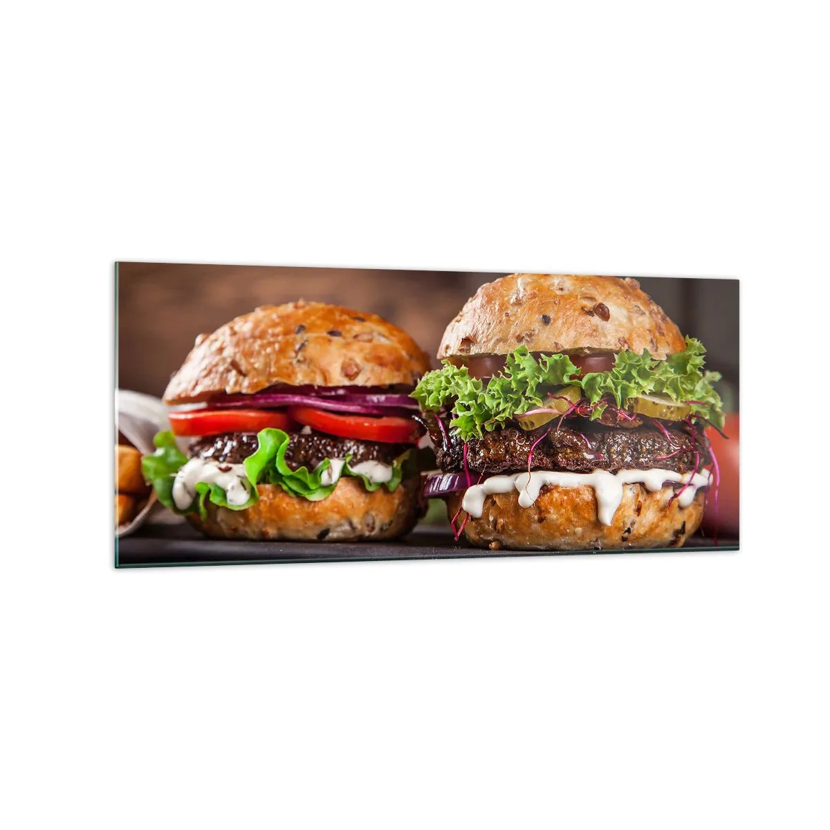 Quadro em vidro - Sonho americano - 120x50 cm