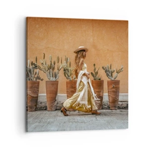 Quadro em tela - Estilo hippie - 60x60 cm