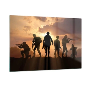 Quadro em vidro - Brothers in arms - 120x80 cm