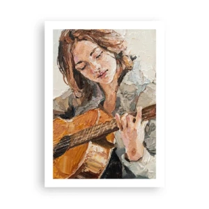 Pôster - Concerto de violão e coração de rapariga - 50x70 cm