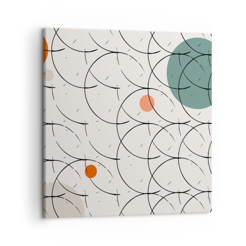 Quadro em tela - No espírito da pop art - 50x50 cm