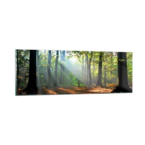 Quadro em vidro - Luzes e sombras - 90x30 cm